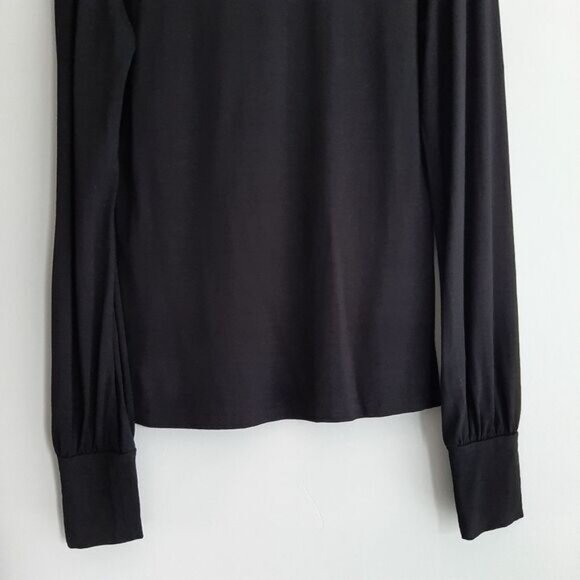 INWEAR Copenhagen Crolla Lightweight Turtleneck Pullover Top Black Sz M - Picture 6 of 8